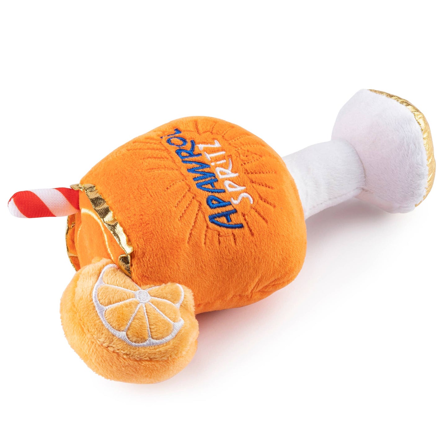 Plüschiger Apawritivo für Hunde – Apawrol Spritz von oben