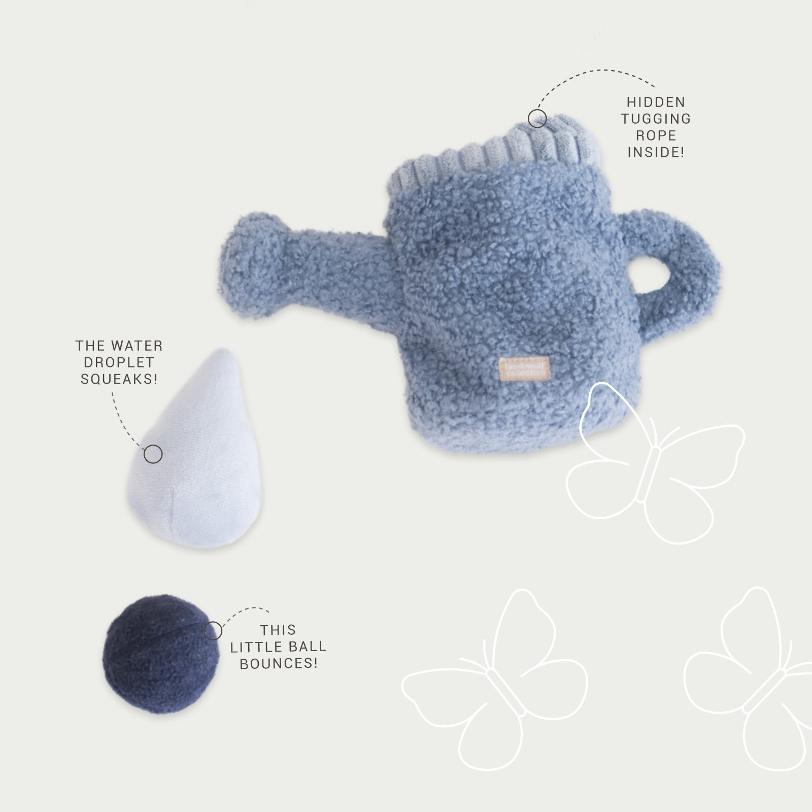 Beschäftigungsspielzeug | Gießkanne - Hundespielzeug