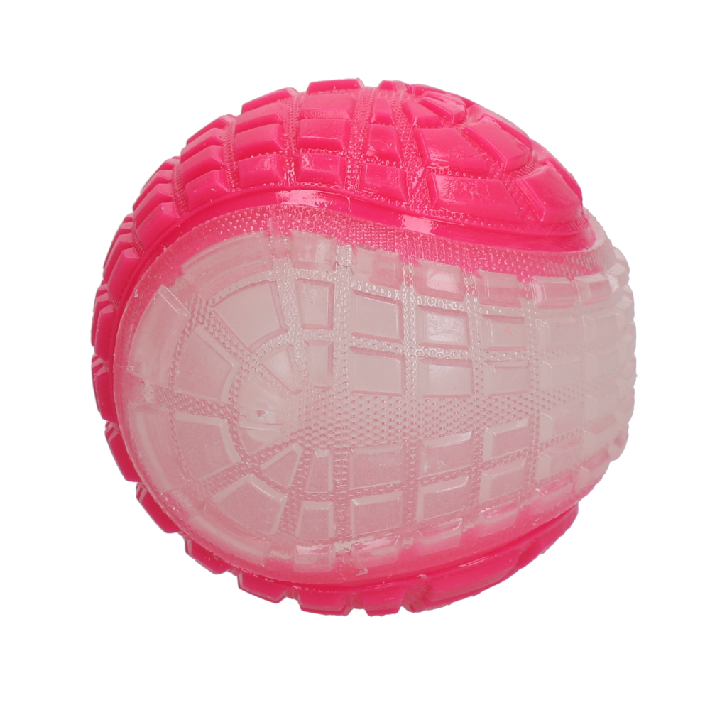 Hundespielzeug Ball Glow in the Dark | Rosa - Hundespielzeug