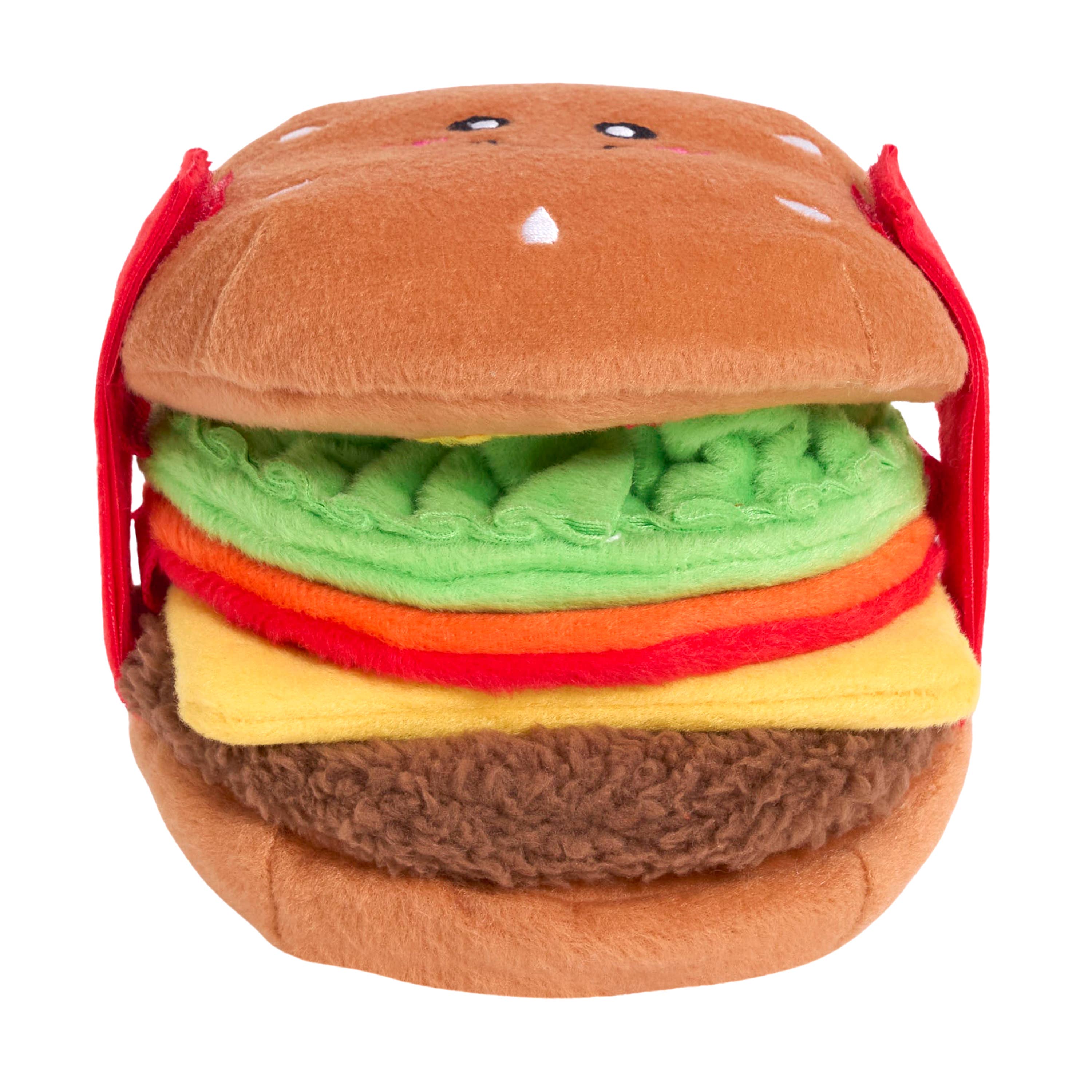 Beschäftigungsspielzeug | Snufflerz Stacks Cheeseburger - Hundespielzeug