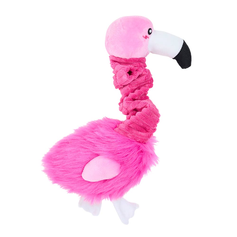 Hundespielzeug | Bungee Buddiez Flamingo - Hundespielzeug