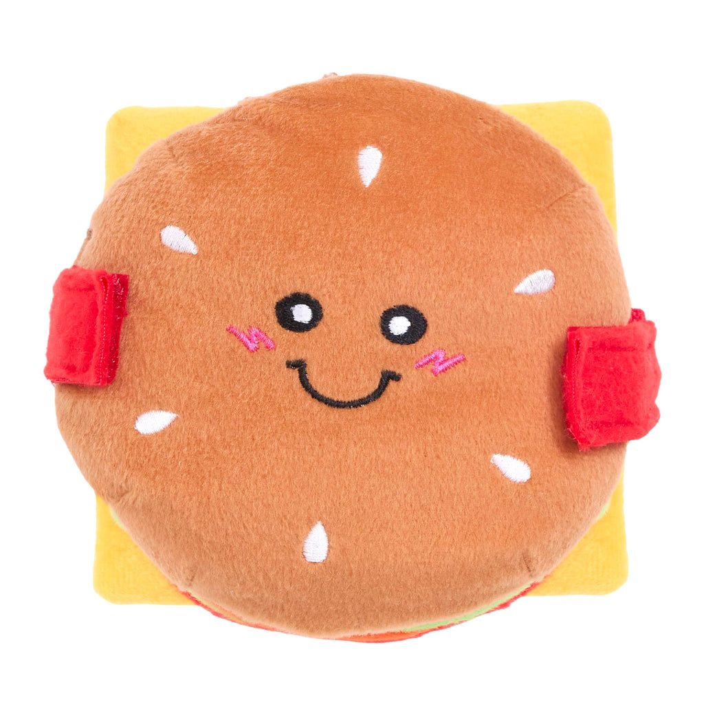 Beschäftigungsspielzeug | Snufflerz Stacks Cheeseburger - Hundespielzeug
