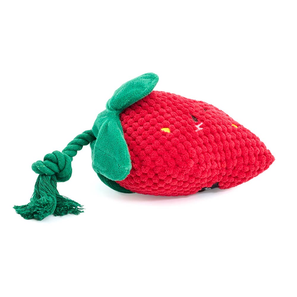 Hundespielzeug | Crinkle Crops Erdbeere - Hundespielzeug
