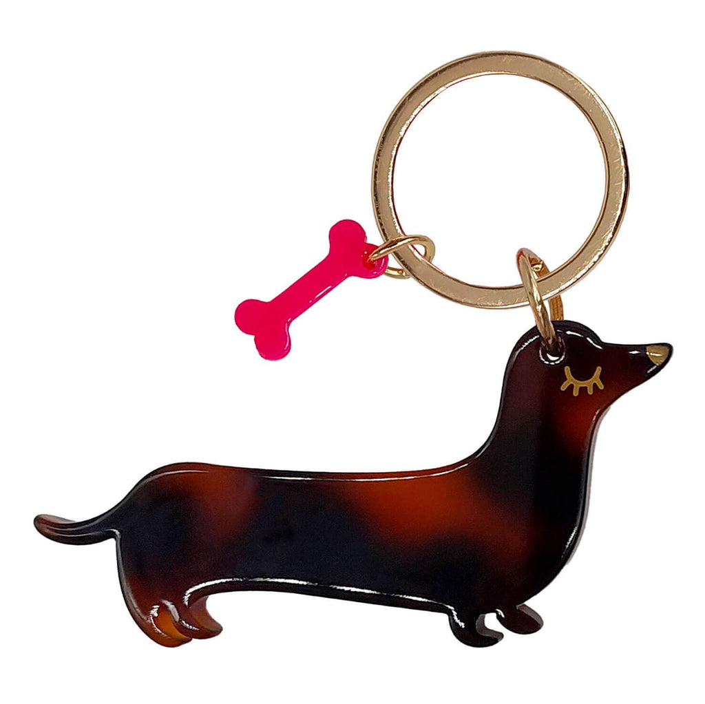 Schlüsselanhänger | Dackel Leo - Schlüsselanhänger