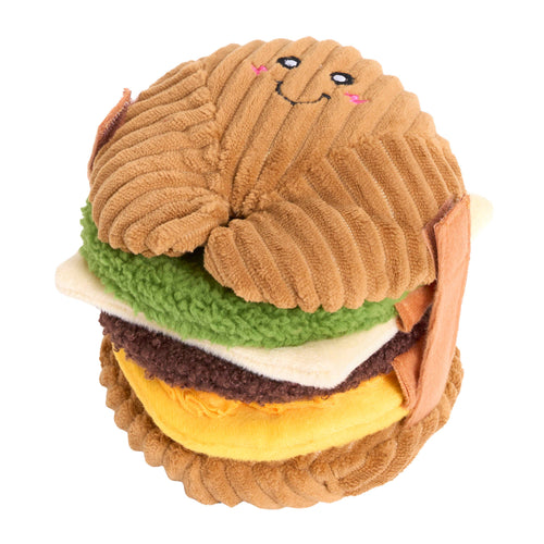 Beschäftigungsspielzeug | Snufflerz Stacks Frühstückssandwich - Hundespielzeug