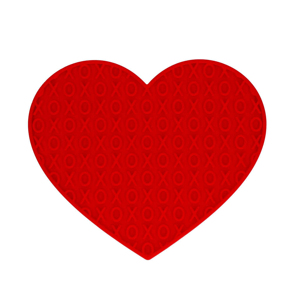 Schleckmatte Lovely - Rot - Schleckmatte