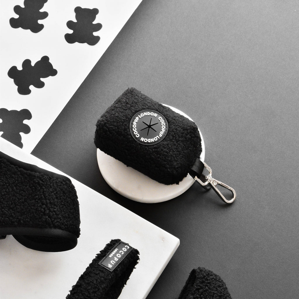 Kotbeutelspender | Teddy Schwarz Baloo - Kotbeutelspender