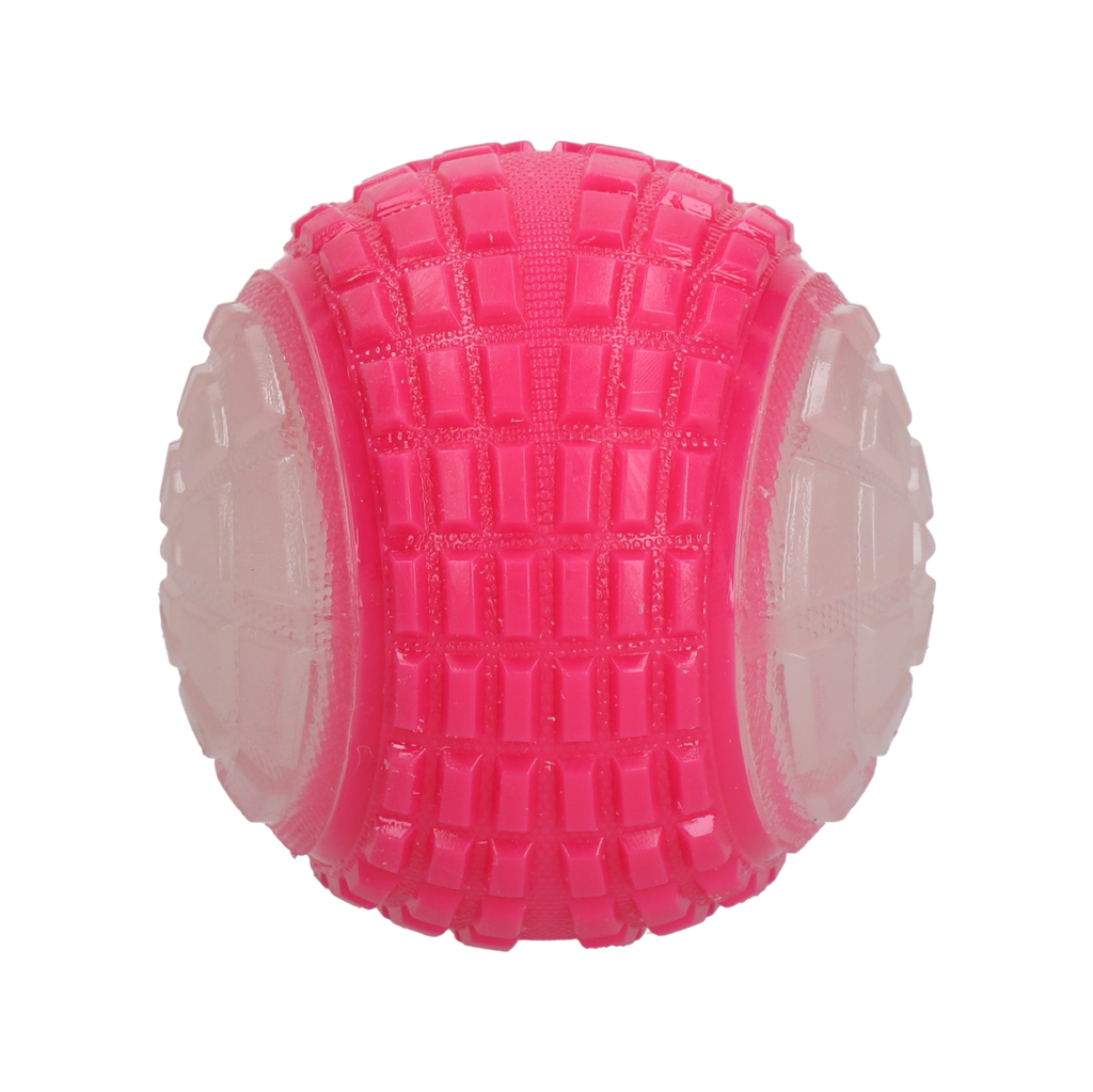 Hundespielzeug Ball Glow in the Dark | Rosa - Hundespielzeug