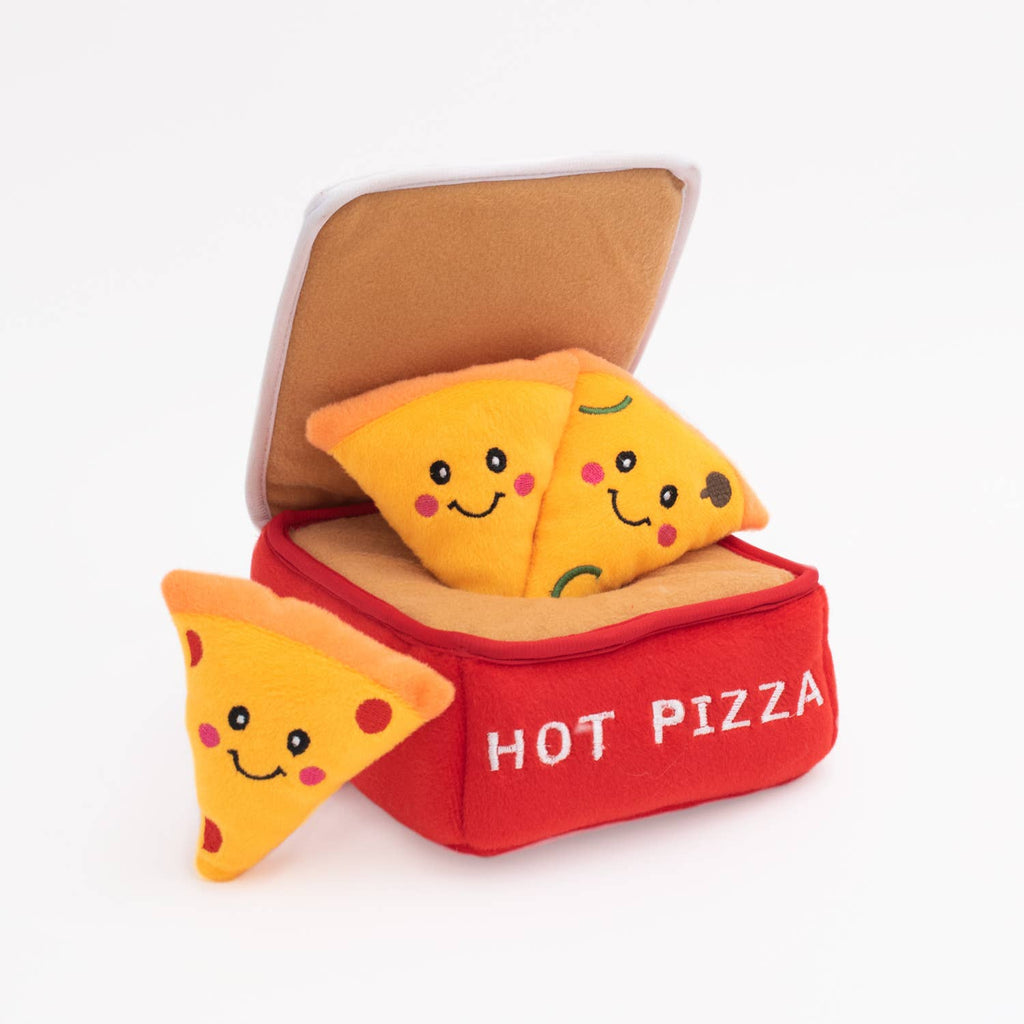 Beschäftigungsspielzeug | Zippy Burrow Pizza-Box - Hundespielzeug
