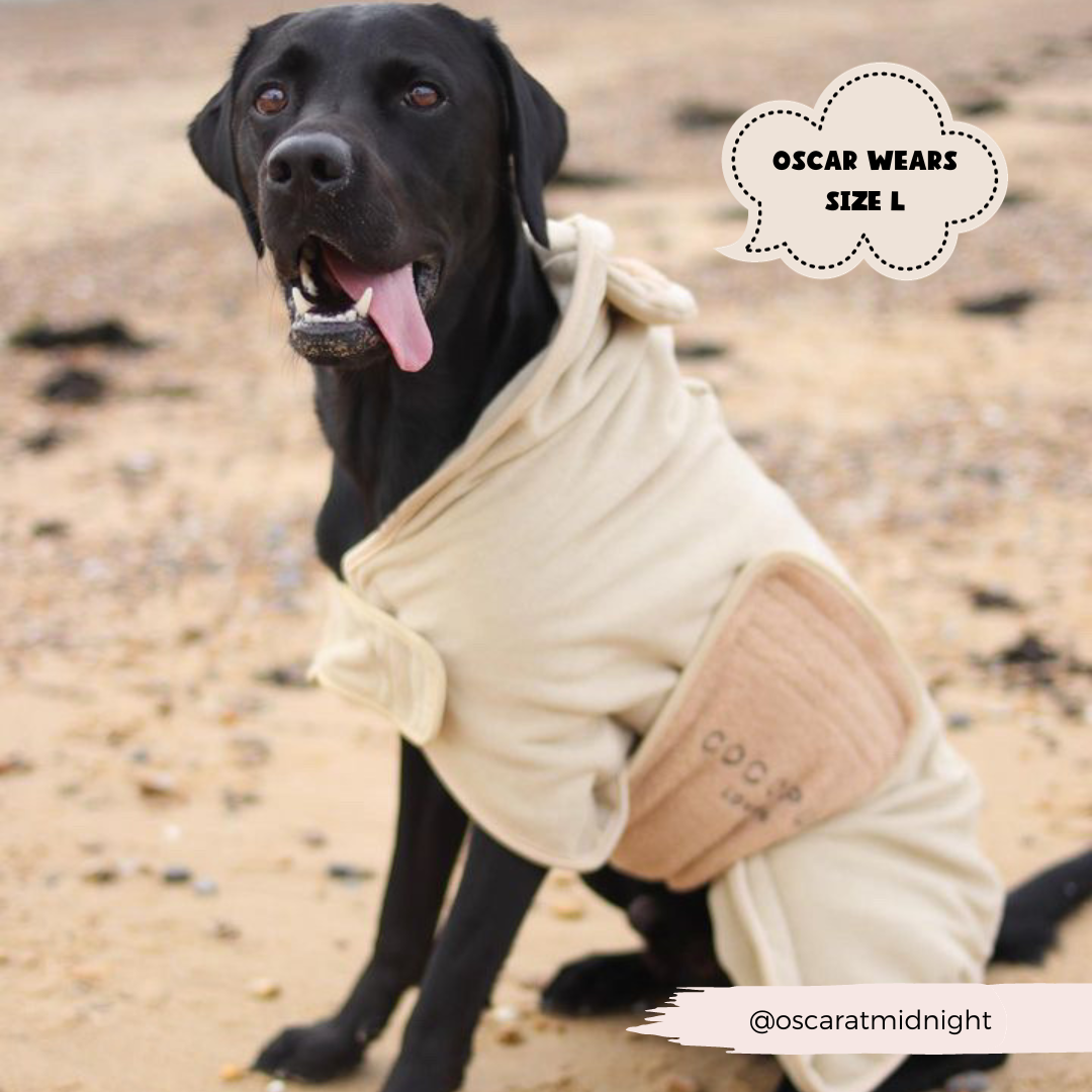 Hunde Bademantel | Teddy - Hundebademantel