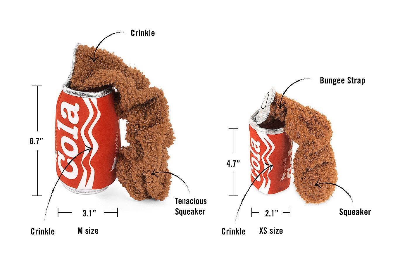 Hundespielzeug | Good Boy Cola Größe M - Hundespielzeug