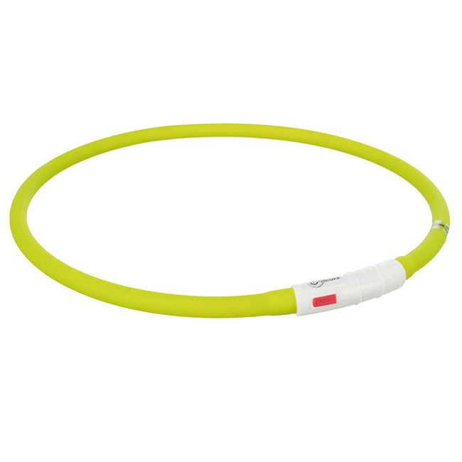 Leuchtring Flash USB - Grün - Leuchthalsband