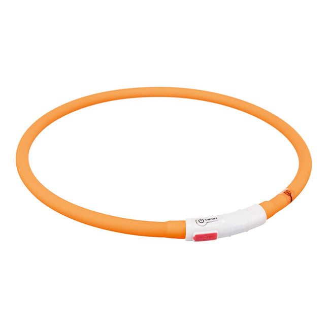 Leuchtring Flash USB - Orange - Leuchthalsband