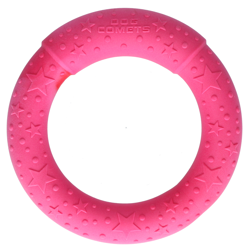 Wasserspielzeug Hund | Dog Comets UFO Ring Rosa - Hundespielzeug