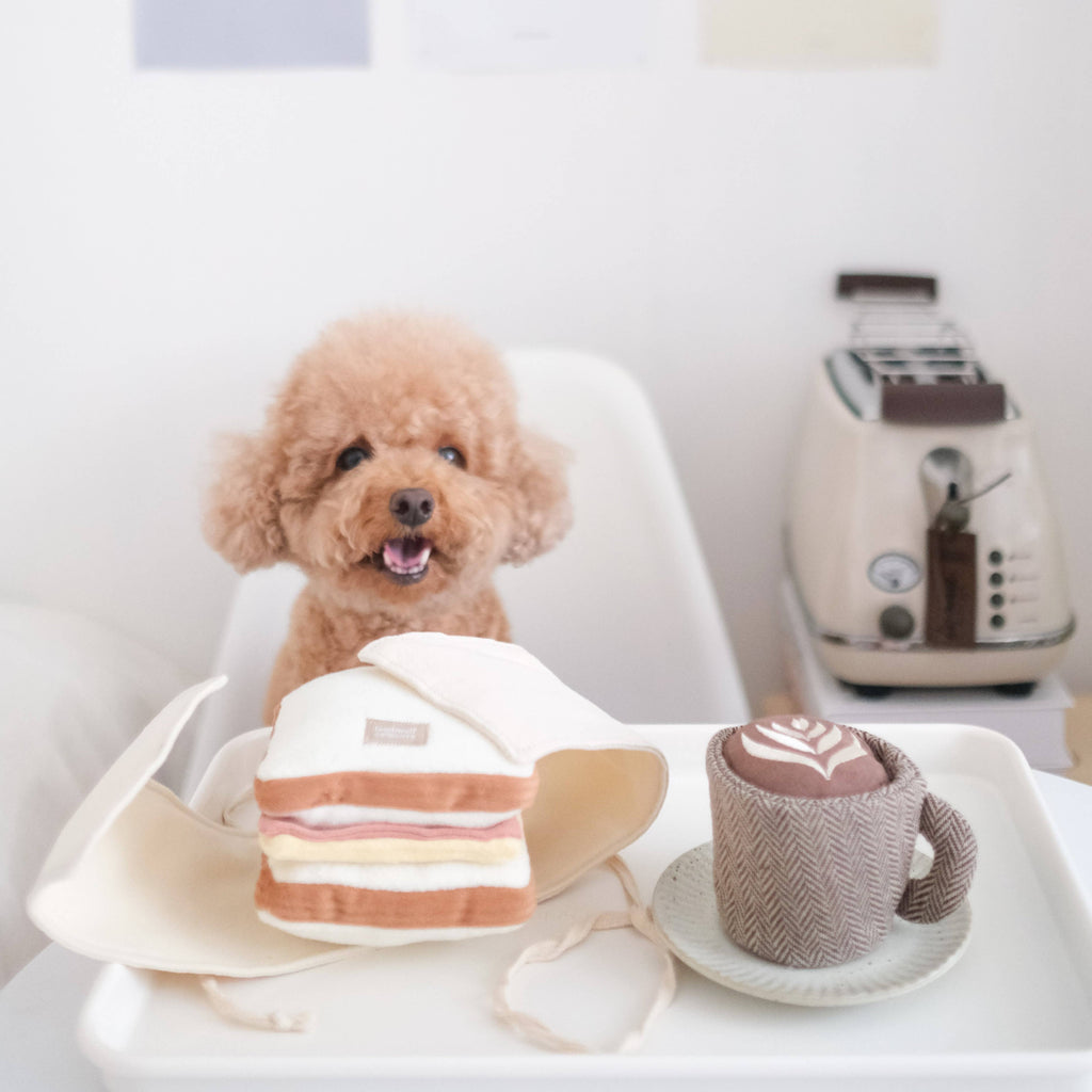 Beschäftigungsspielzeug | Ham&Cheese Sandwich - Hundespielzeug