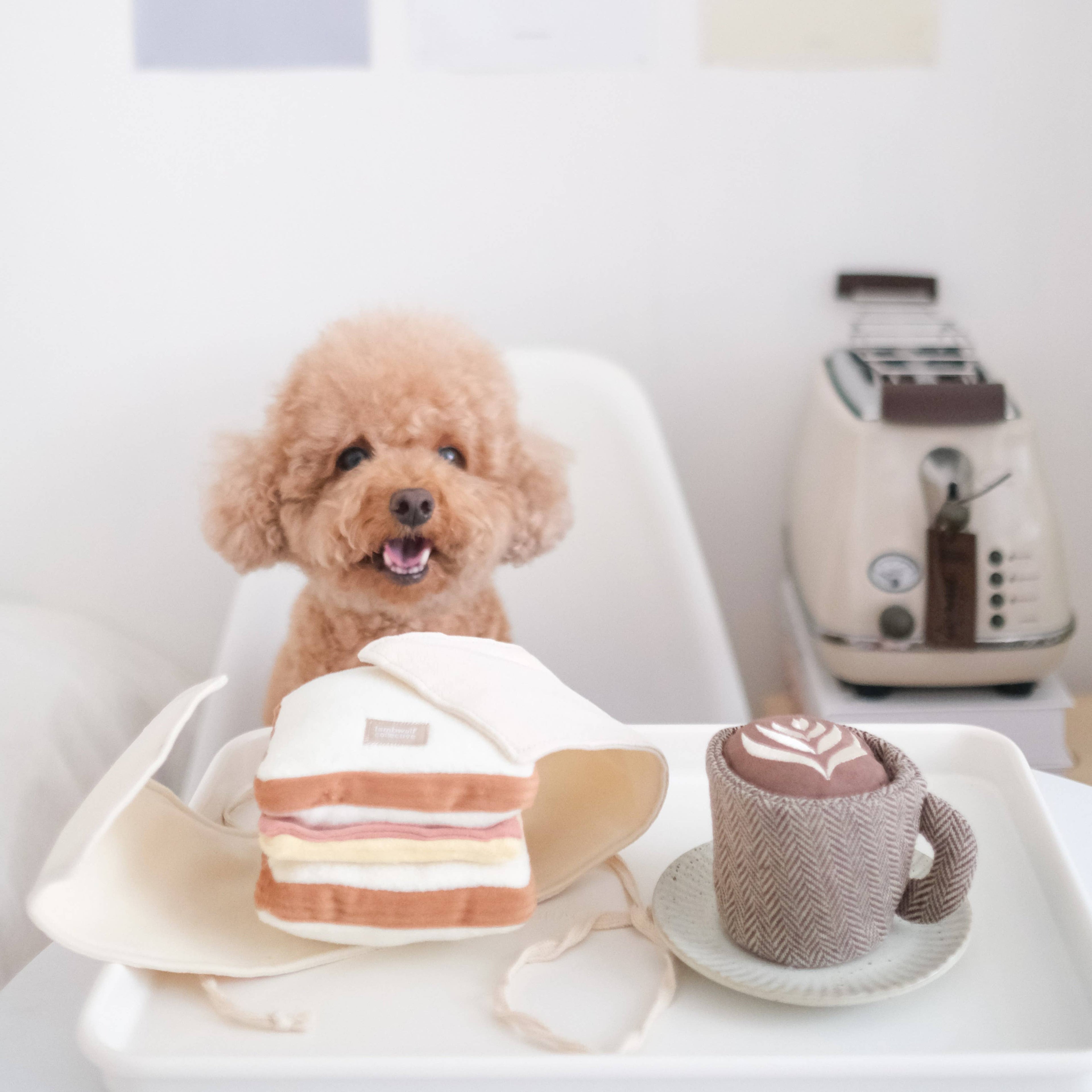 Beschäftigungsspielzeug | Ham&Cheese Sandwich - Hundespielzeug