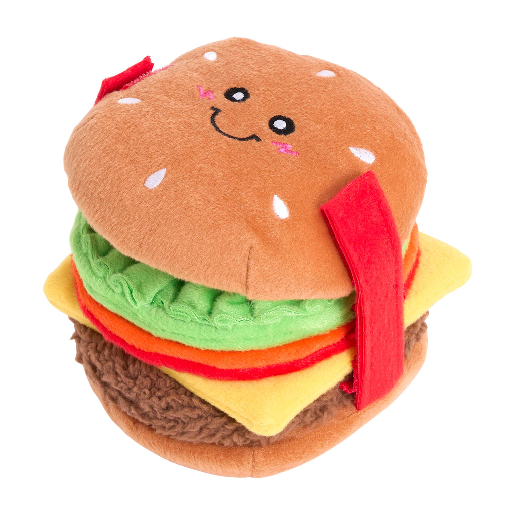 Beschäftigungsspielzeug | Snufflerz Stacks Cheeseburger - Hundespielzeug