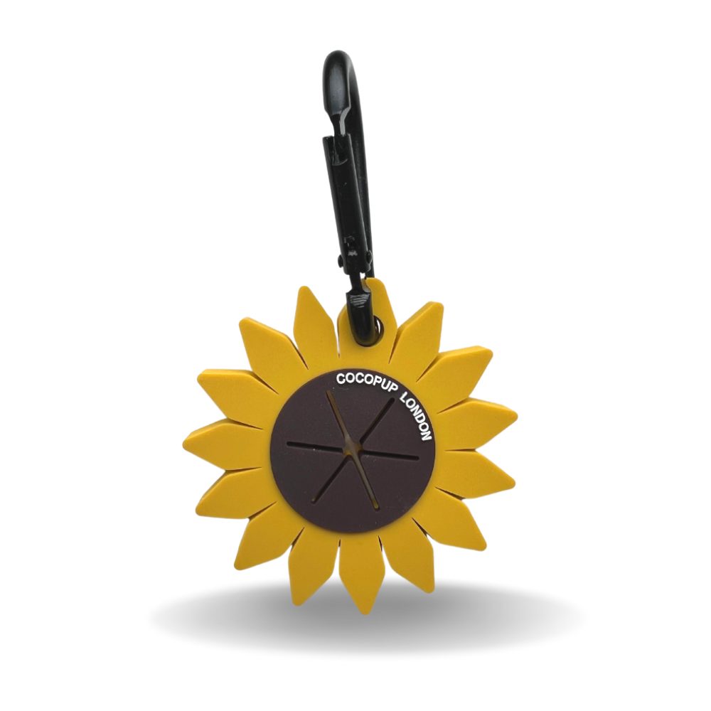 Kotbeutelhalter | Sonnenblume - Kotbeutelspender