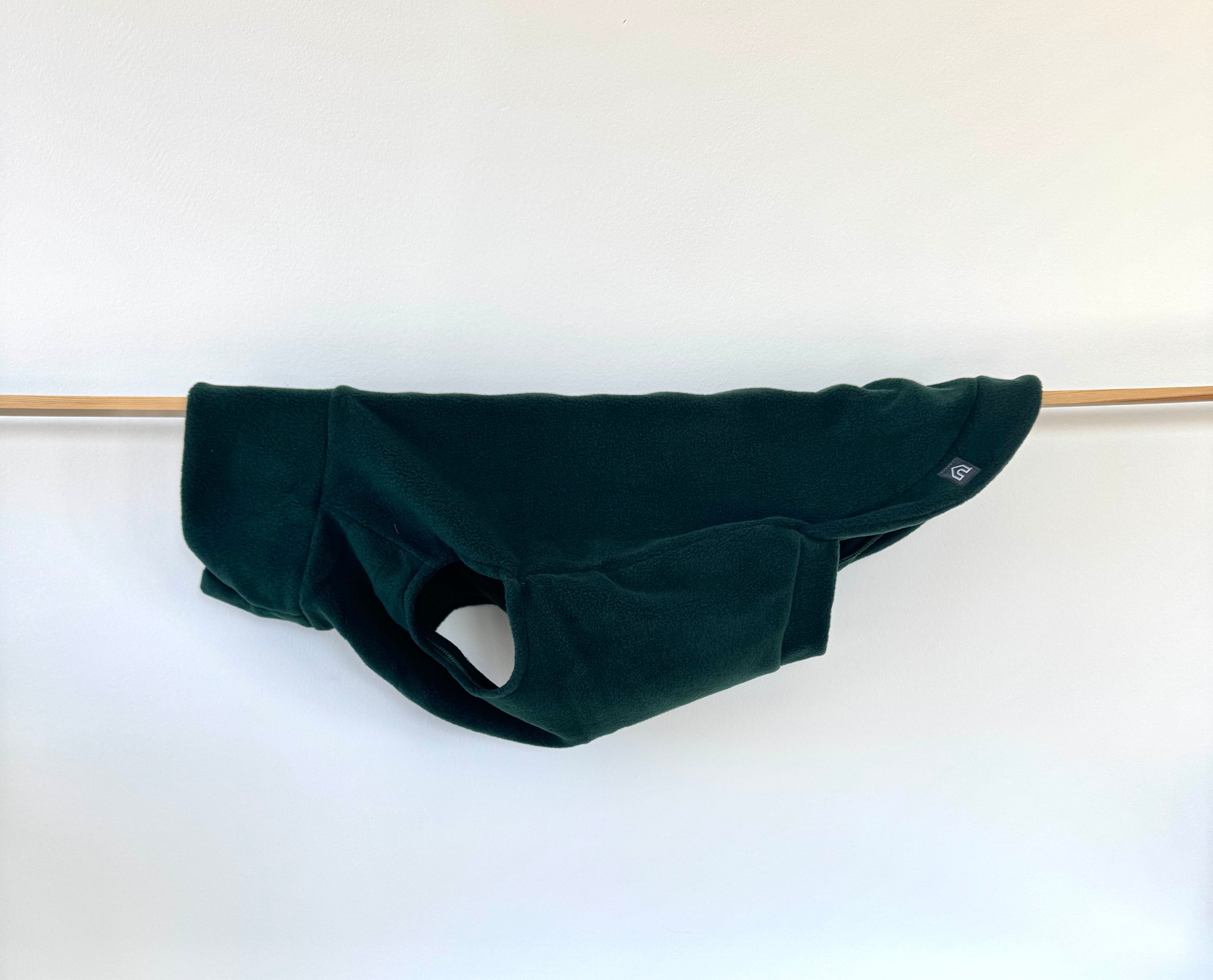 Fleecepullover für grosse Hunde | Racing Green - Hundepullover