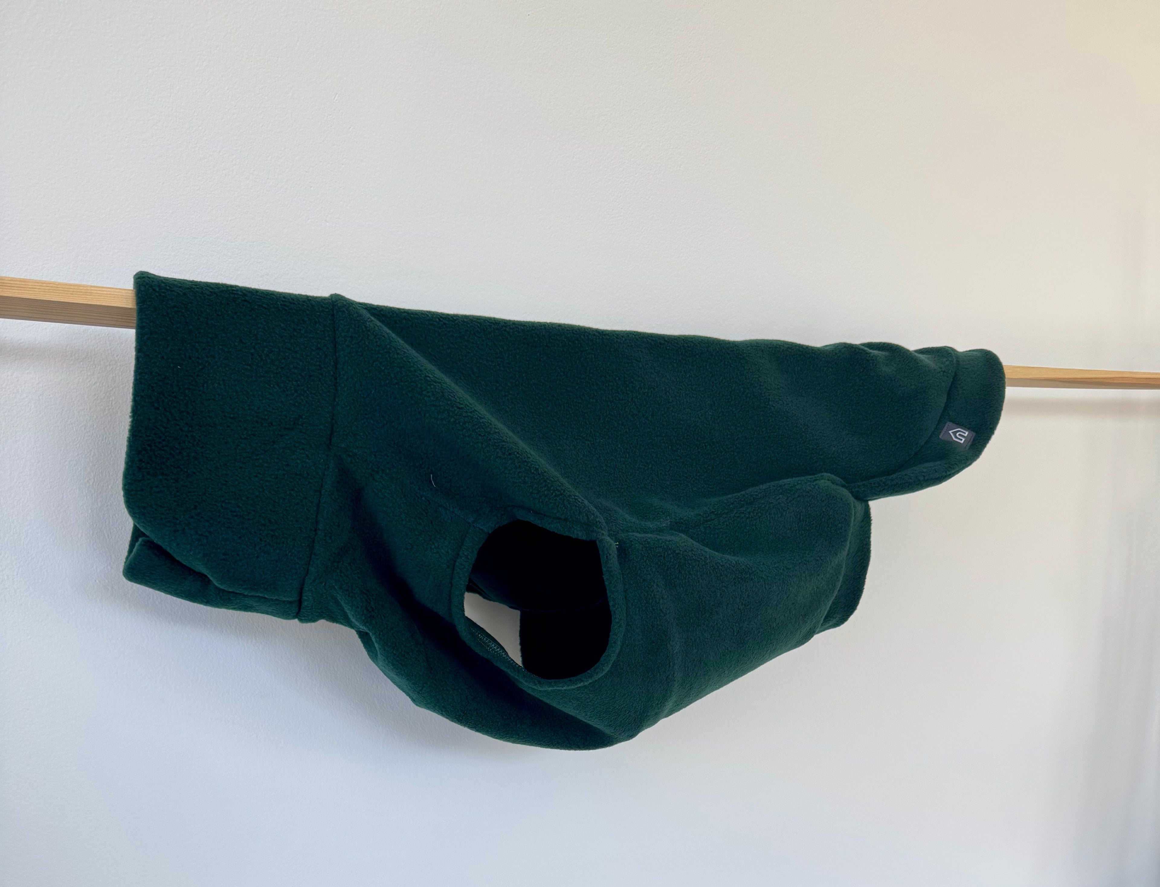 Fleecepullover für grosse Hunde | Racing Green - Hundepullover