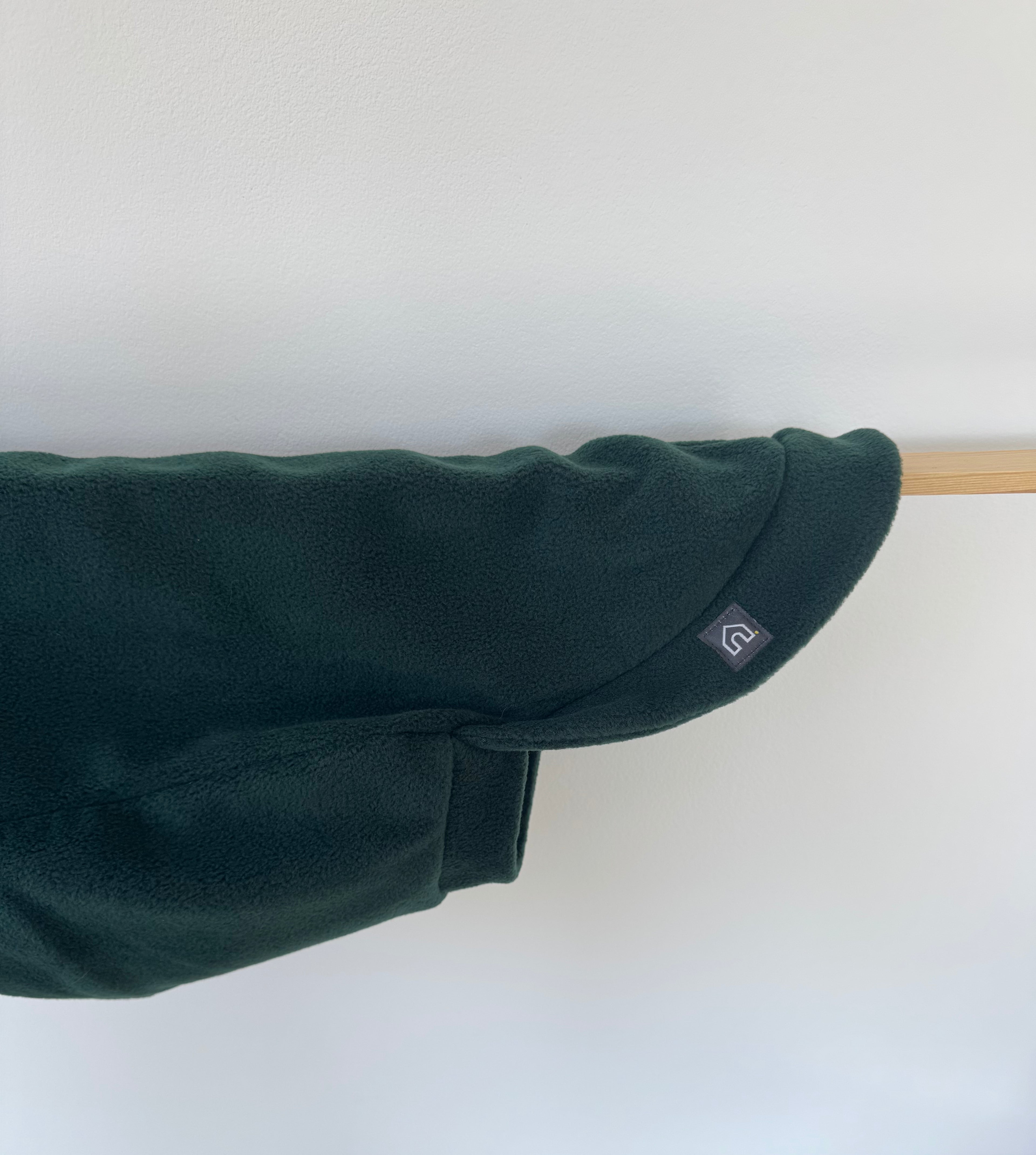 Fleecepullover für grosse Hunde | Racing Green - Hundepullover