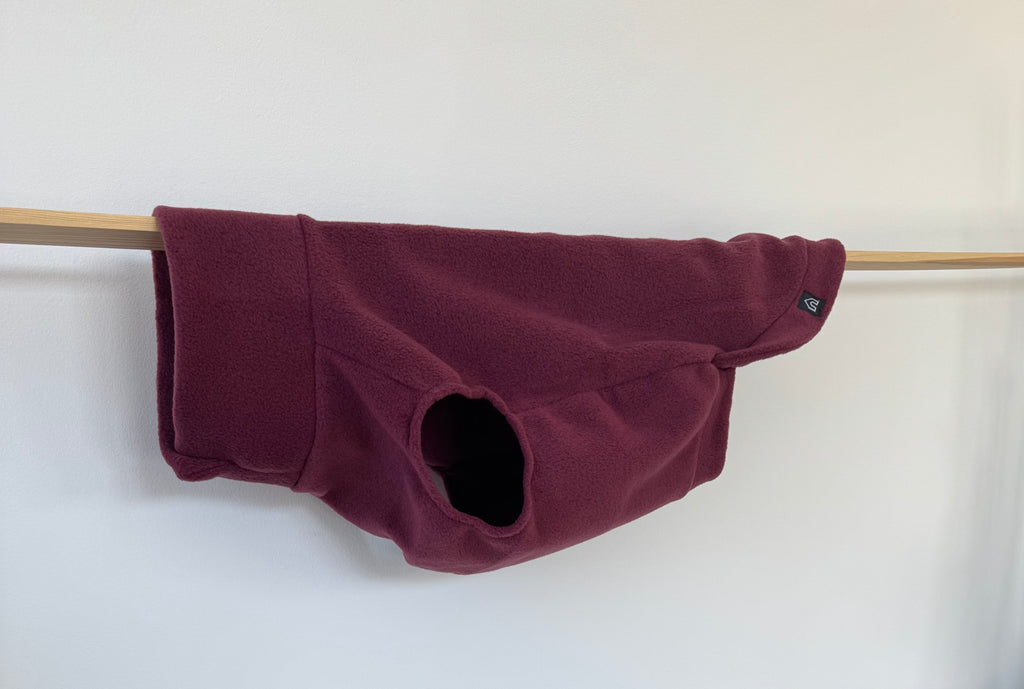 Fleecepullover für grosse Hunde | Dusty Rose - Hundepullover