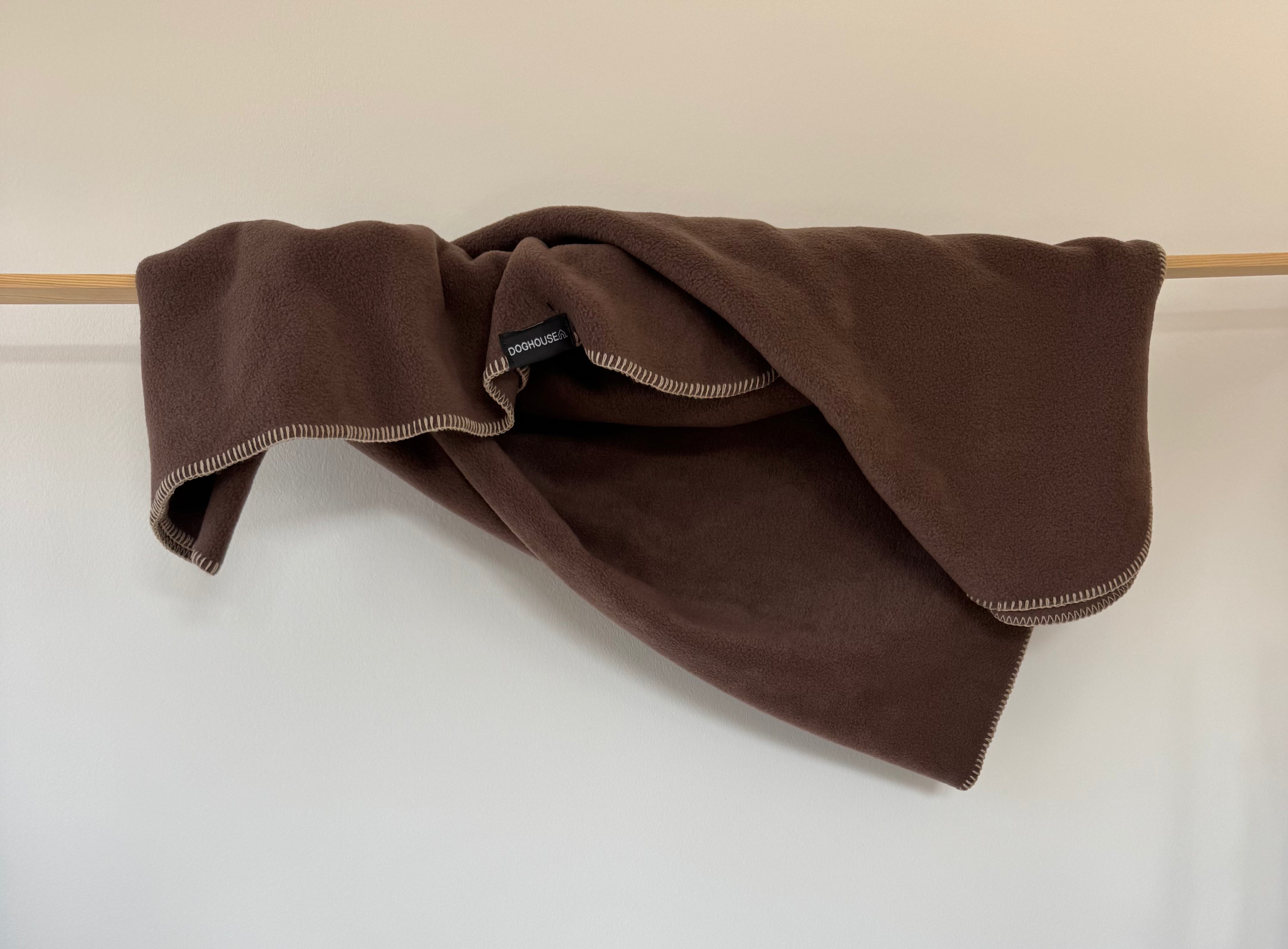 Hundedecke aus Polarfleece | Mokka-Beige - Hundedecke