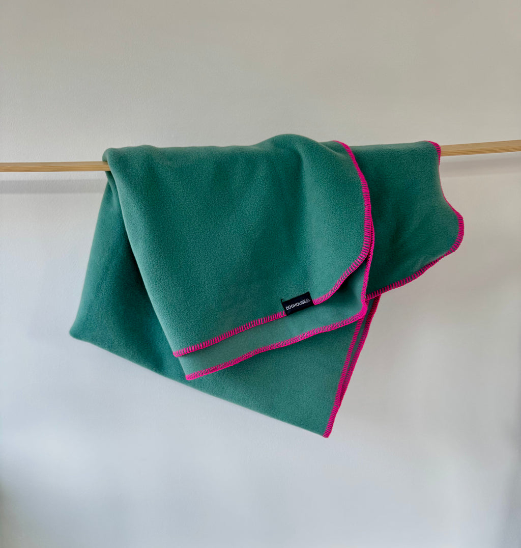 Hundedecke aus Polarfleece | Salbei-Pink - Hundedecke