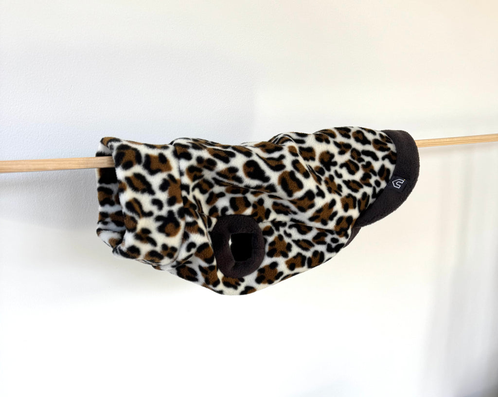 Dackel Fleecepullover | Leopard - Hundepullover