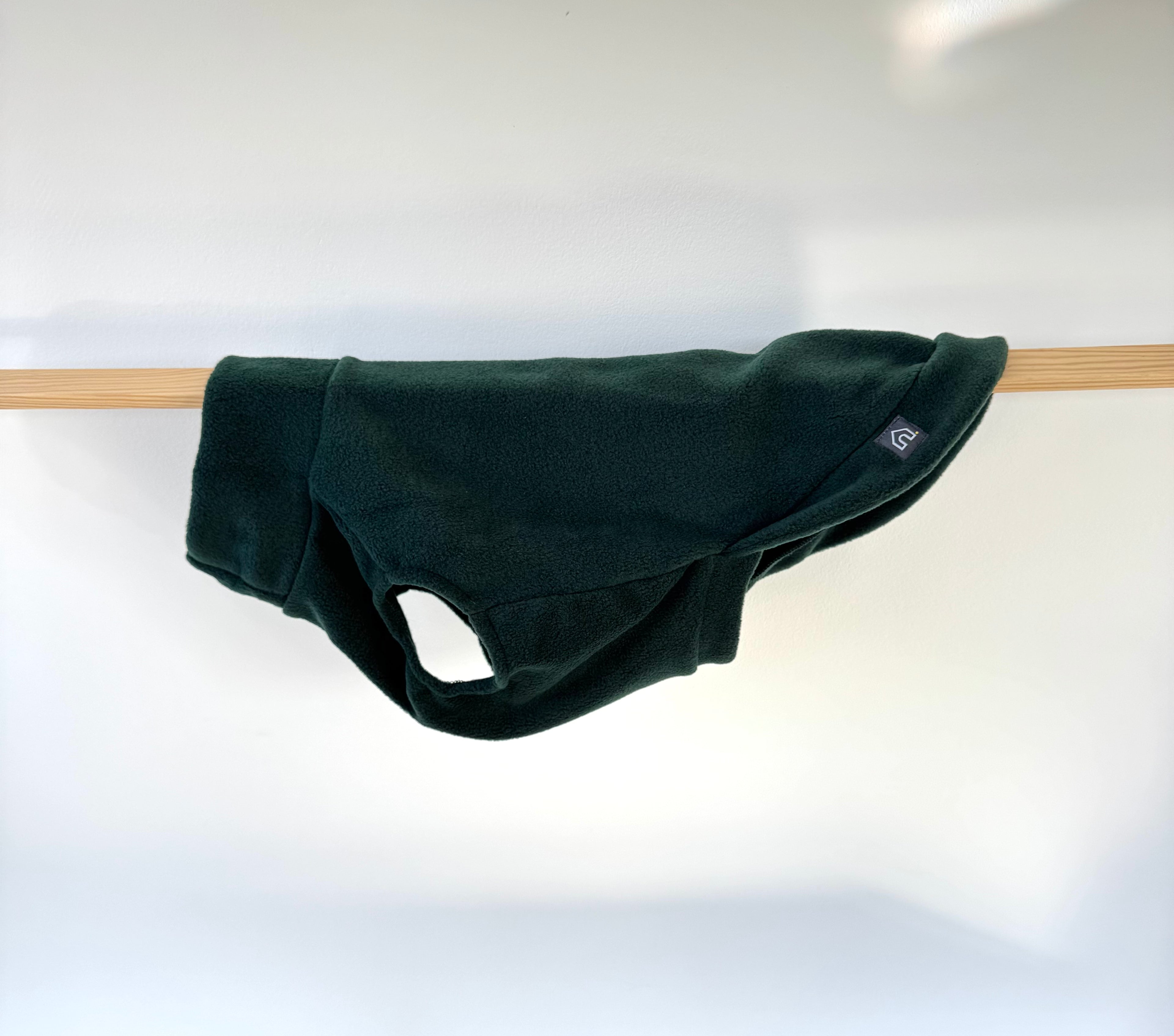 Fleecepullover für mittelgroße Hunde | Racing Green - Racing Green - Hundepullover