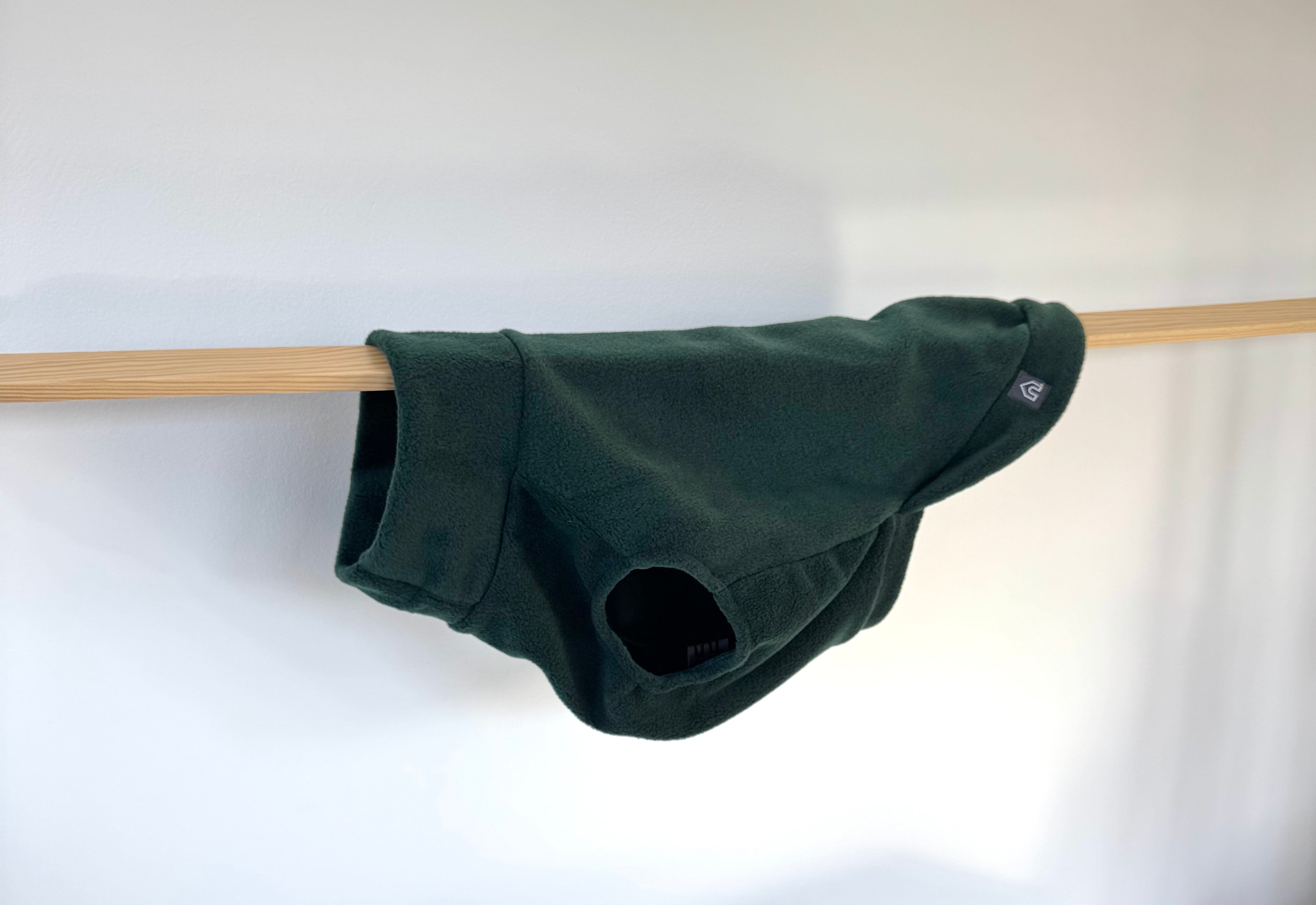 Fleecepullover für mittelgroße Hunde | Racing Green - Racing Green - Hundepullover