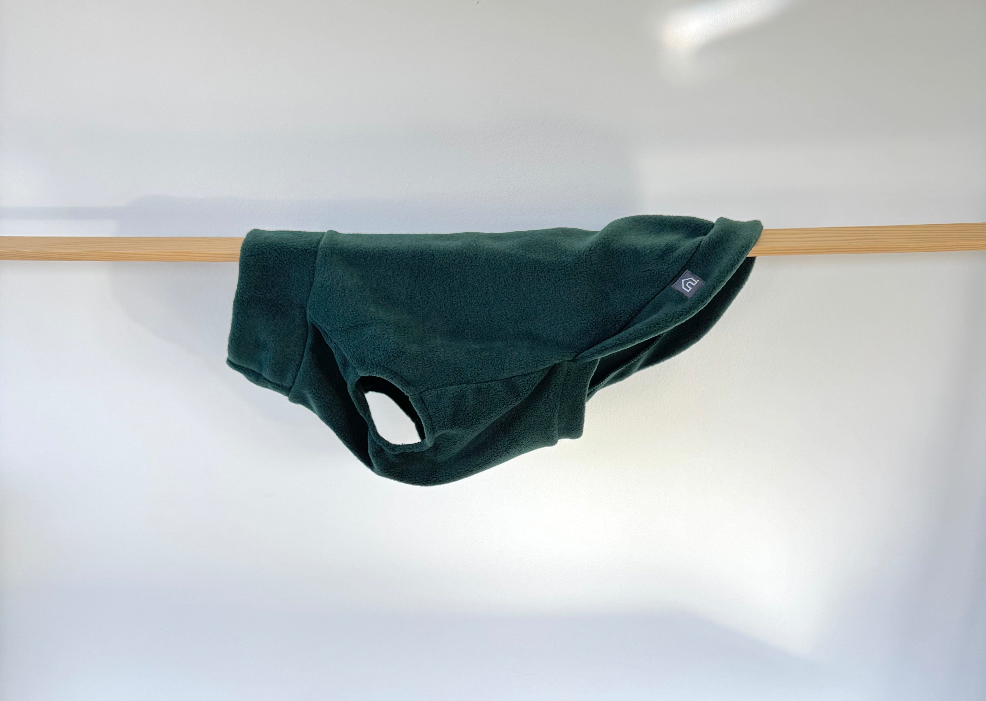Fleecepullover für mittelgroße Hunde | Racing Green - Racing Green - Hundepullover