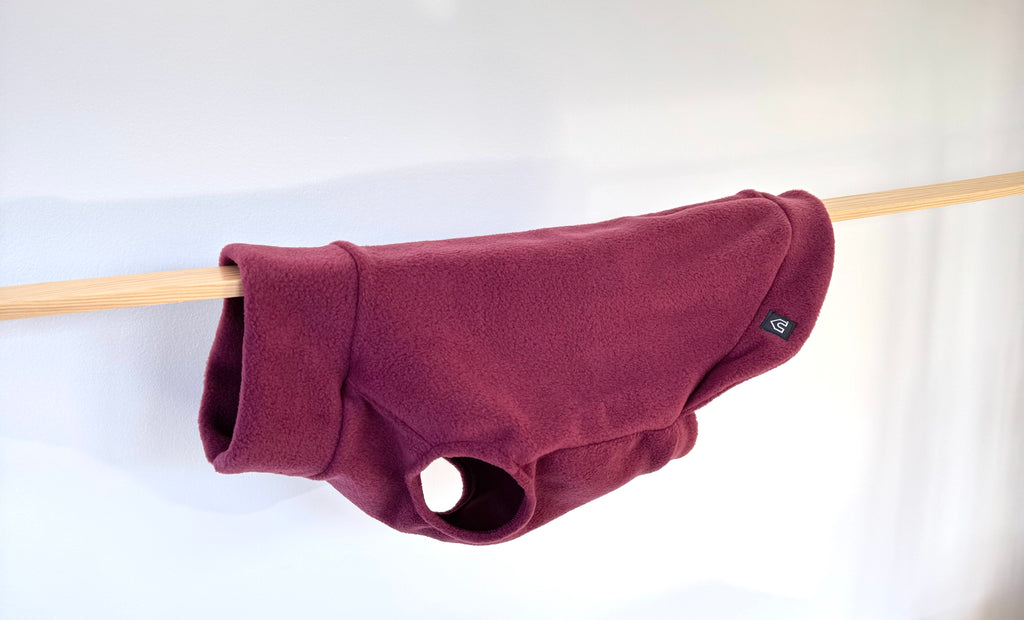 Fleecepullover für mittelgroße Hunde | Dusty Rose - Dusty Rose - Hundepullover