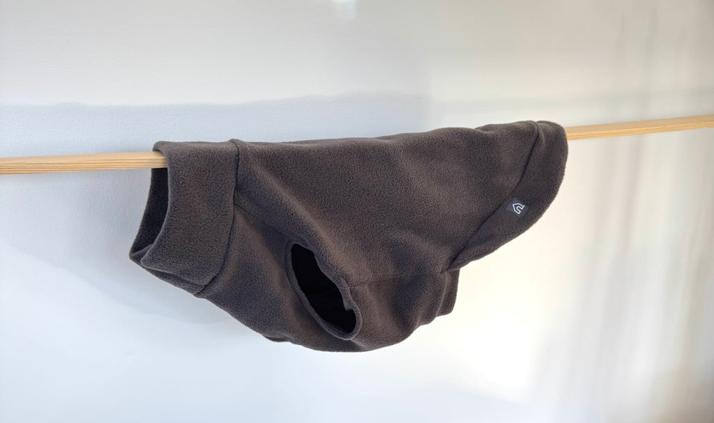 Fleecepullover für mittelgroße Hunde | Charcoal - Charcoal - Hundepullover