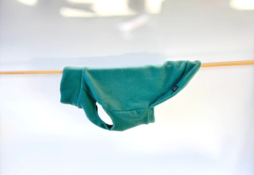 Fleecepullover für mittelgroße Hunde | Salbei - Salbei - Hundepullover