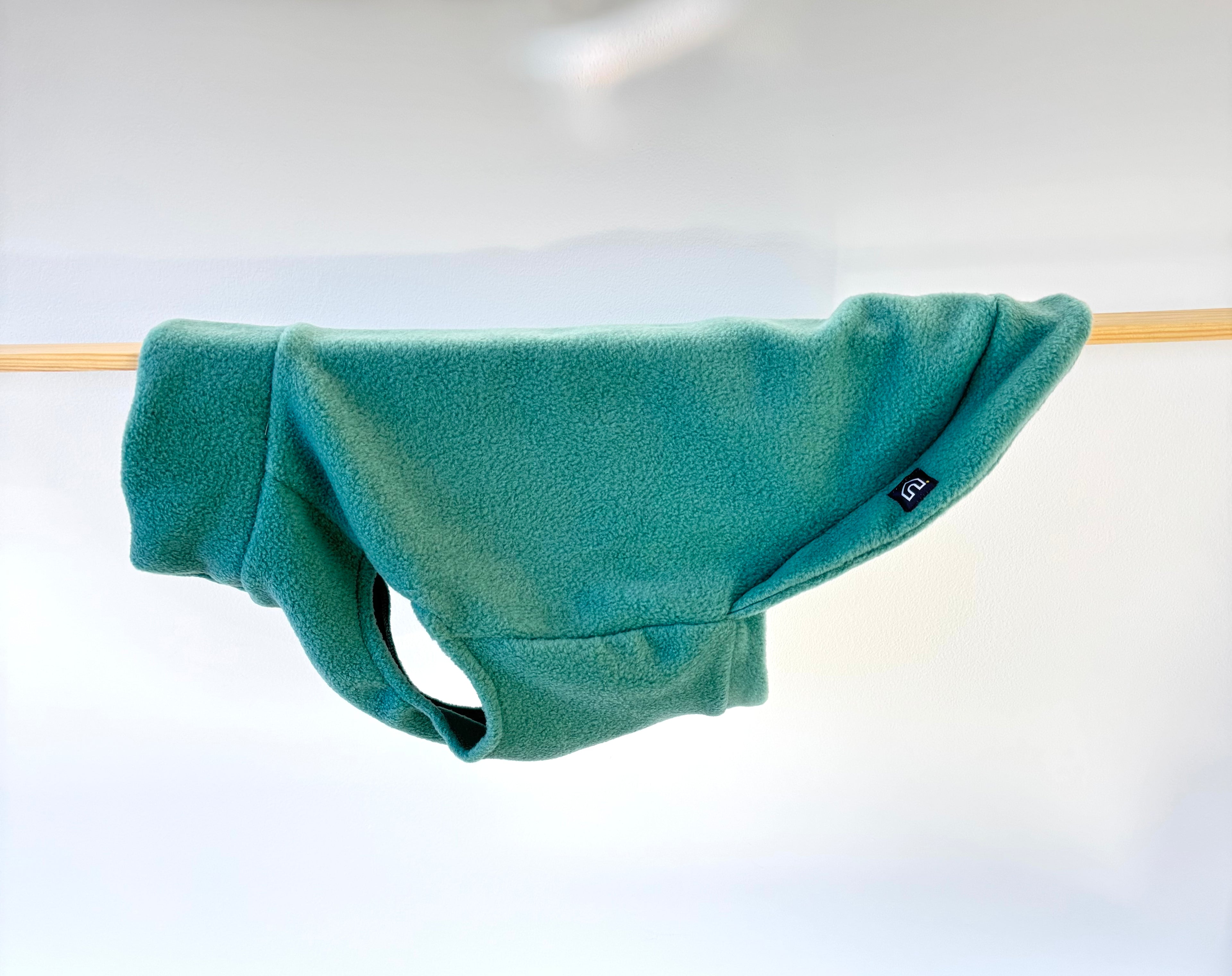 Fleecepullover für mittelgroße Hunde | Salbei - Salbei - Hundepullover