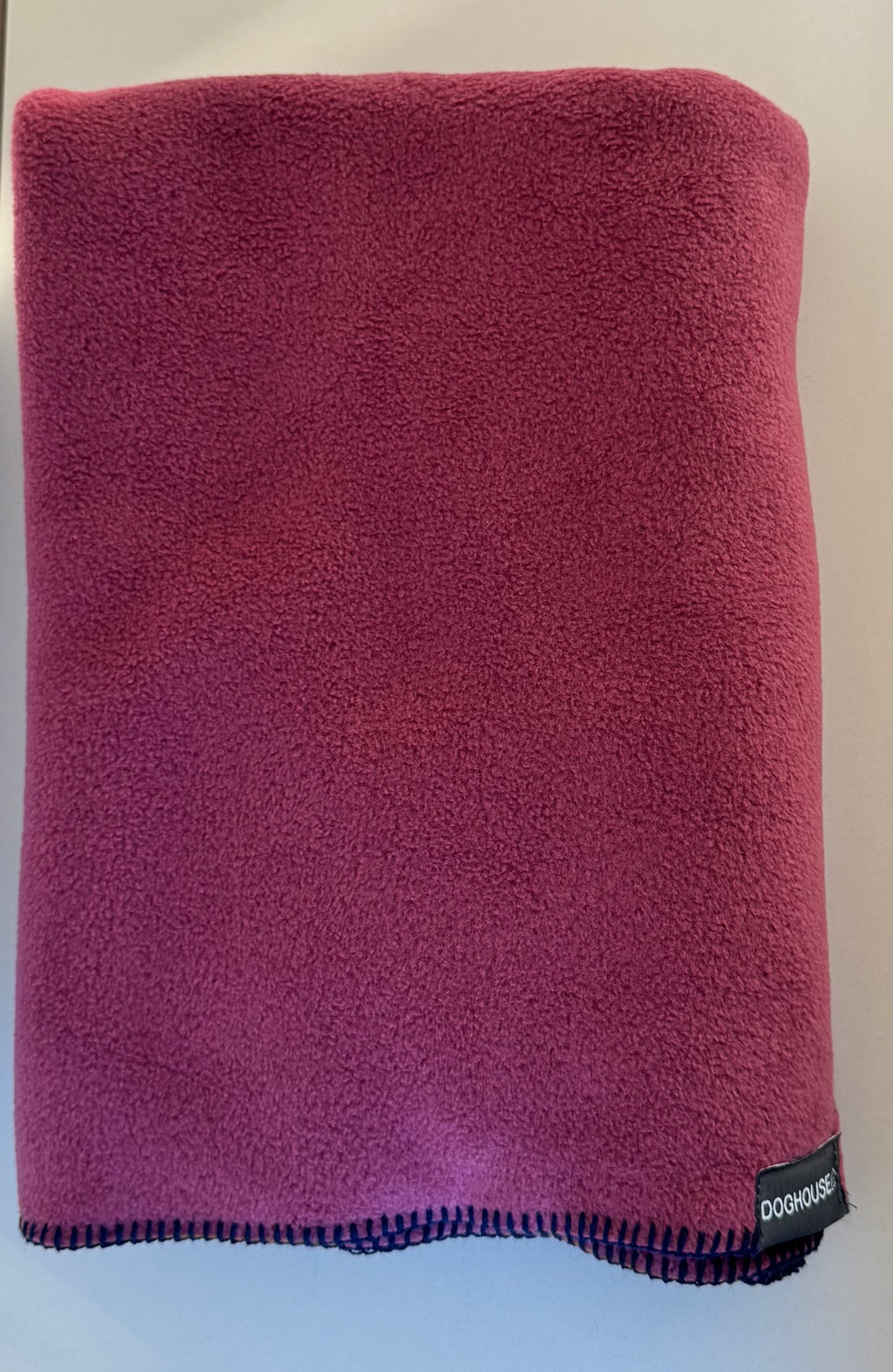 Hundedecke aus Polarfleece | Dusty Rose-Blau - Hundedecke