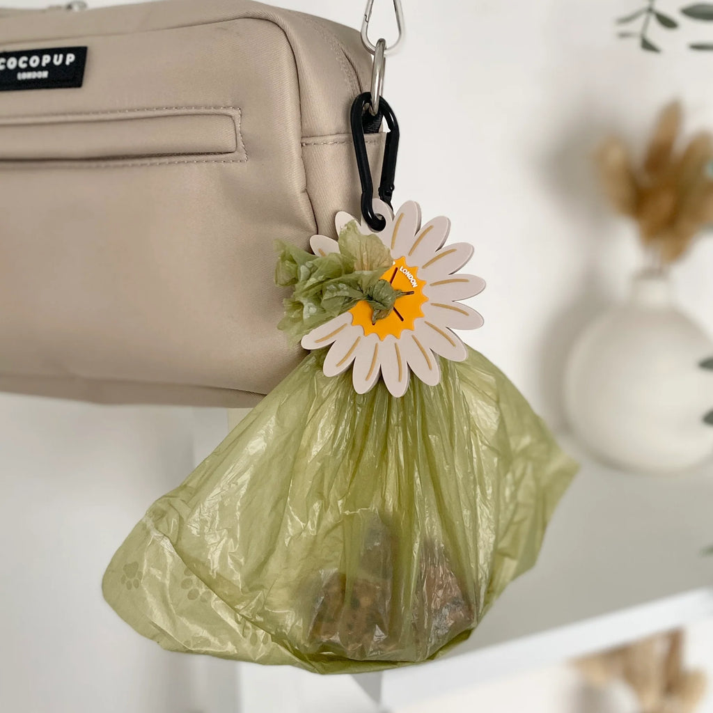 Kotbeutelhalter | Gänseblümchen - Kotbeutelspender