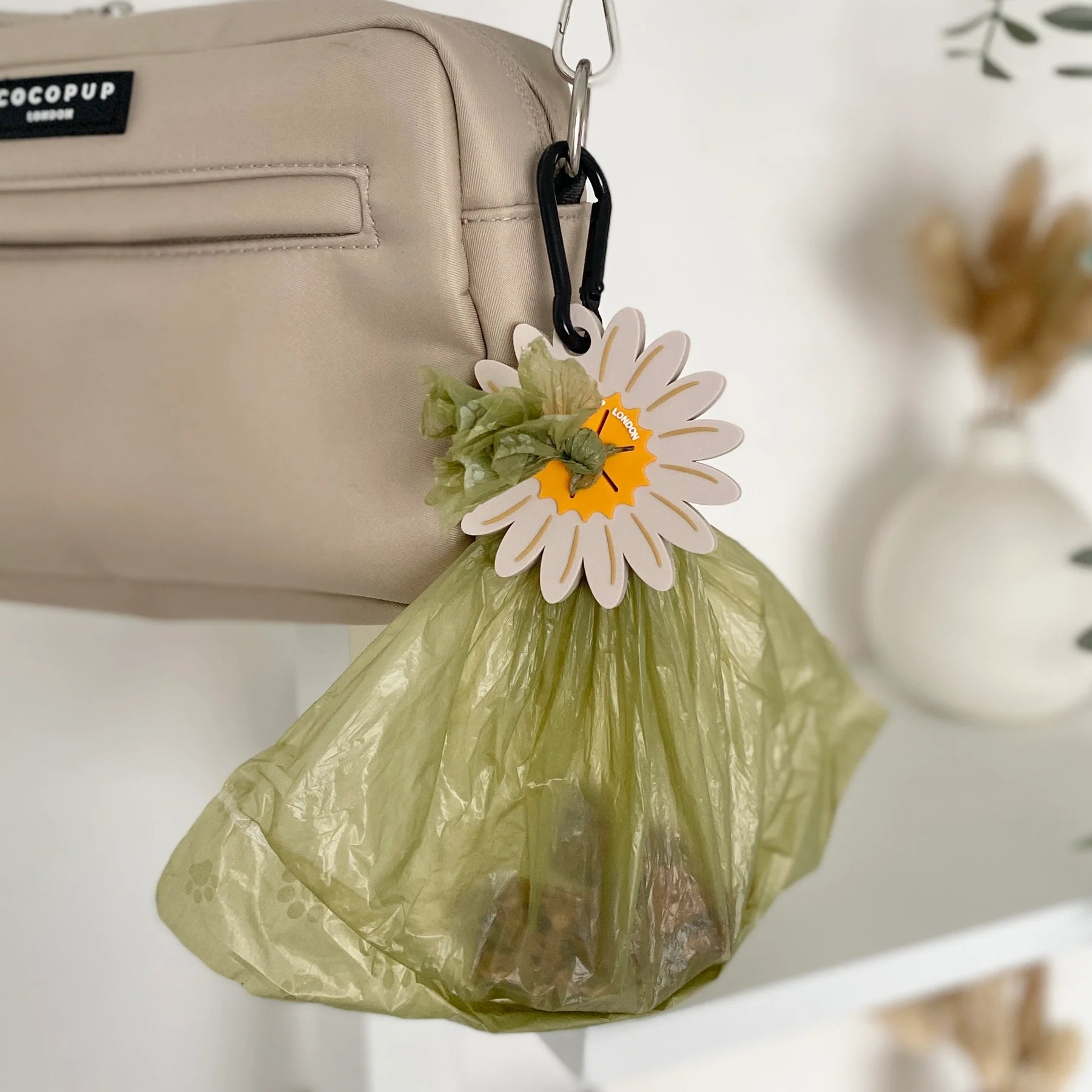 Kotbeutelhalter | Gänseblümchen - Kotbeutelspender