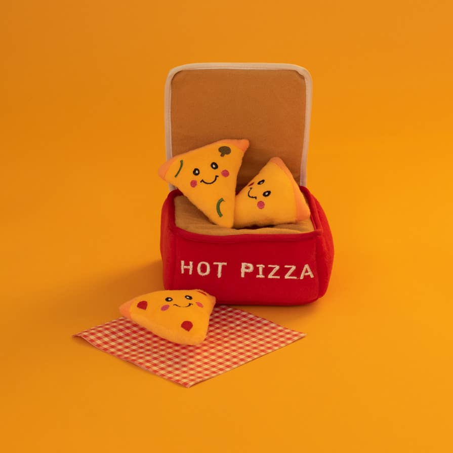 Beschäftigungsspielzeug | Zippy Burrow Pizza-Box - Hundespielzeug