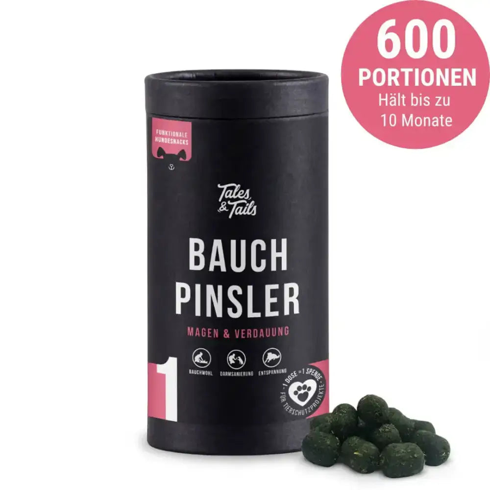 Bauchpinsler von Tales & Tails – funktionaler Snack für empfindliche Hunde mit feinem Lamm und natürlichen Zutaten
