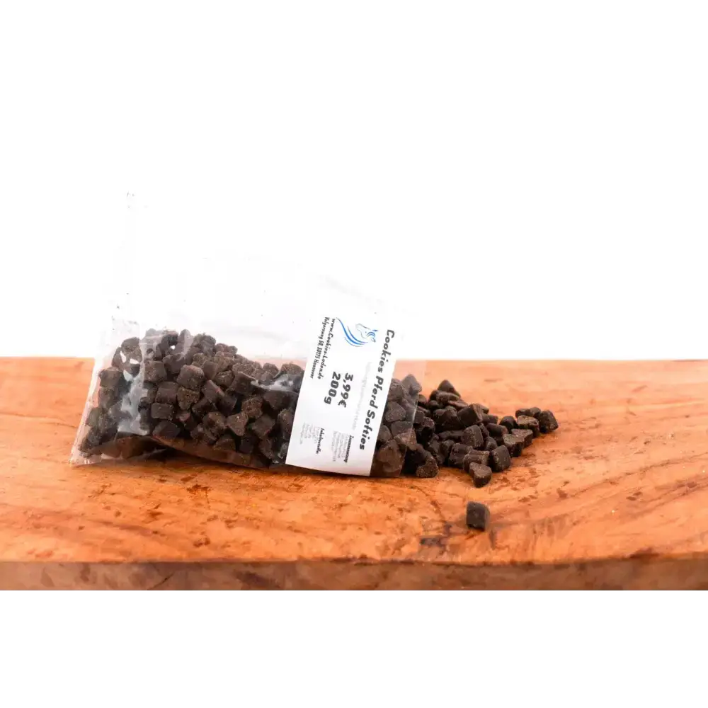 Pferde Softies von Cookies Laden – weiche, gluten- & getreidefreie Hundeleckerlis, ideal für Welpen, Training & empfindliche Hunde.