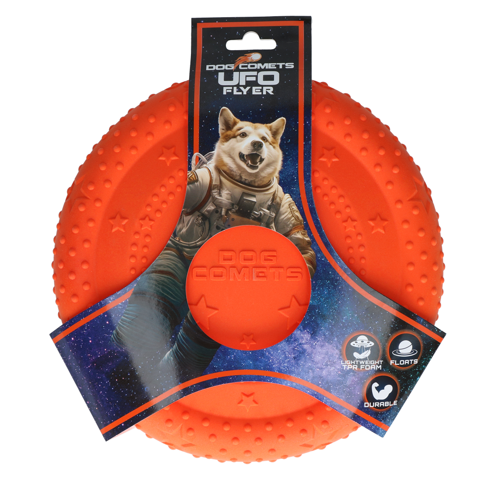 Wasserspielzeug Hund | Dog Comets UFO Frisbee Orange - Wasserspielzeug