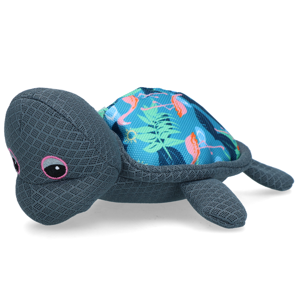 Wasserspielzeug für Hunde | CoolPets Schildkröte - Flamingo - Wasserspielzeug