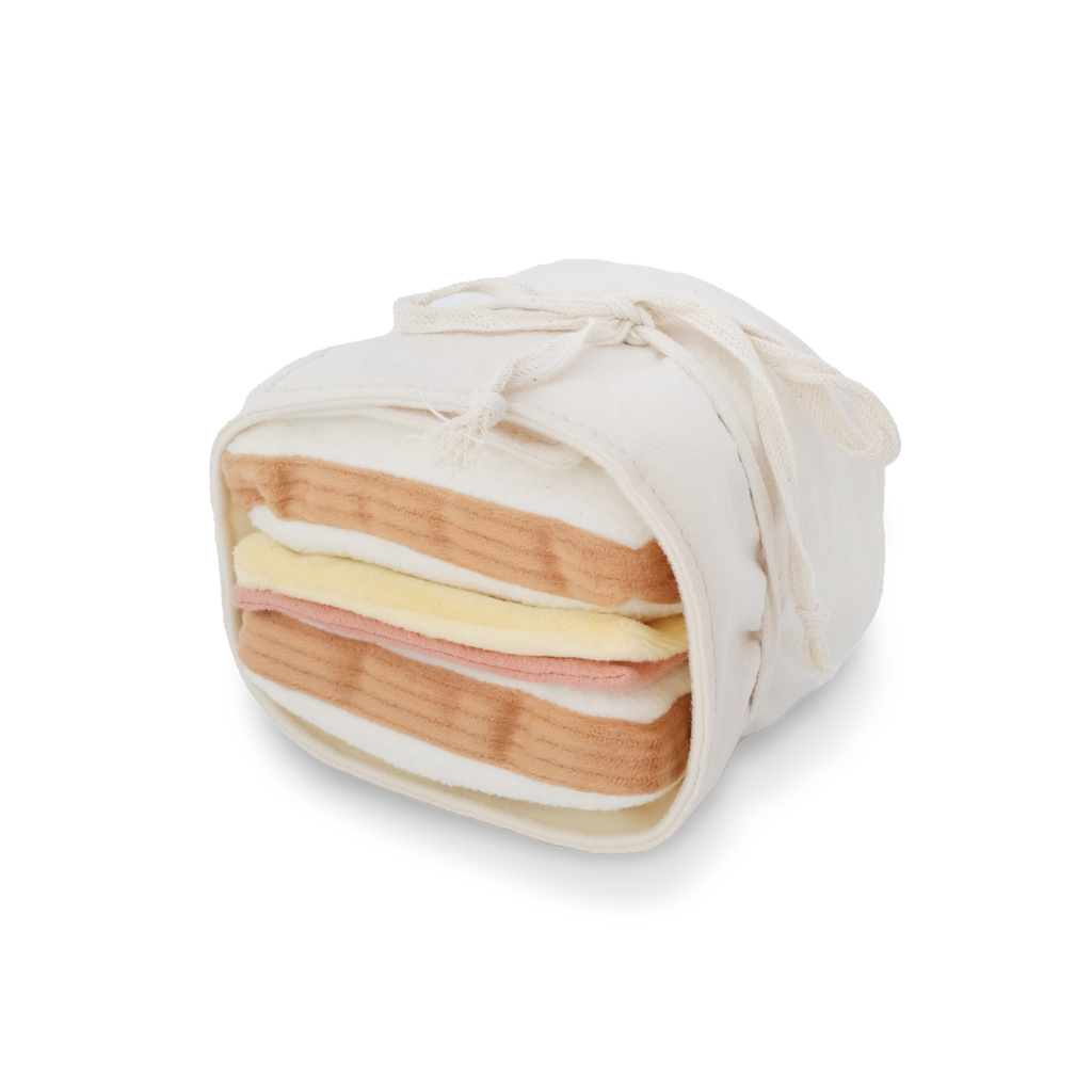 Beschäftigungsspielzeug | Ham&Cheese Sandwich - Hundespielzeug