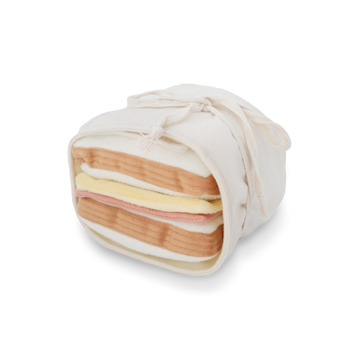 Beschäftigungsspielzeug | Ham&Cheese Sandwich - Hundespielzeug