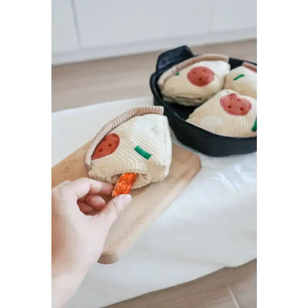Hunde-Schnüffelspielzeug in Pizza-Form – Fördert Nasenarbeit und Beschäftigung