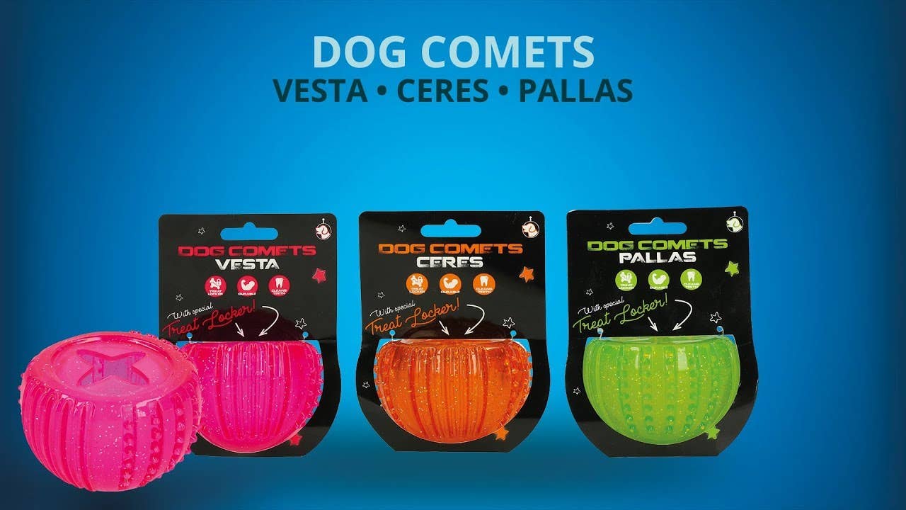 Dog Comets Vesta | Snackball Rosa - Hundespielzeug