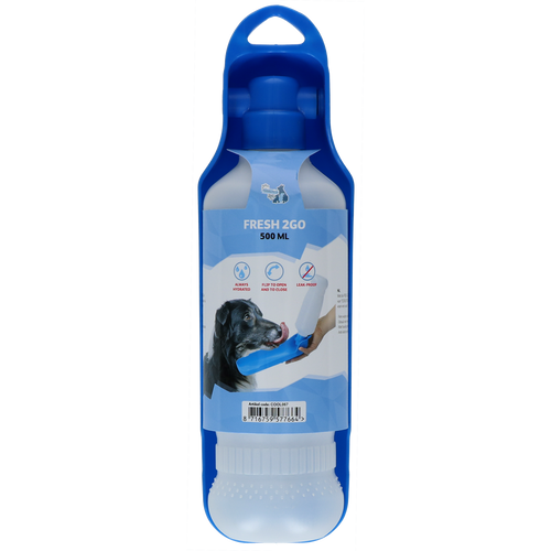 CoolPets Fresh 2GO | Wasser Trinkflasche 500 ml - Trinkflasche