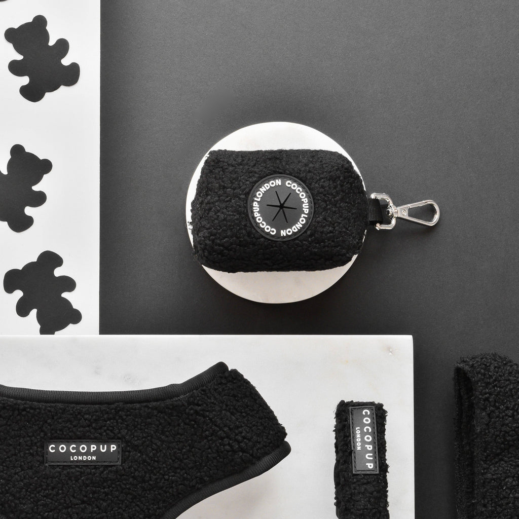 Kotbeutelspender | Teddy Schwarz Baloo - Kotbeutelspender